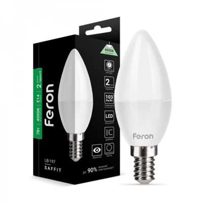 Світлодіодна лампа Feron 7W E14 4100K