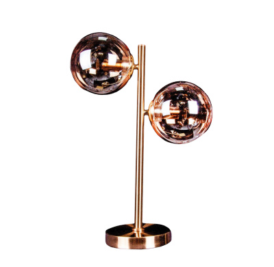 Настільна лампа декоративна Прометей P9-2780/2T copper/amber ball