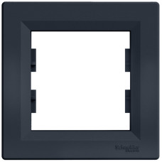 Рамка Schneider Electric Asfora одномісна горизонтальна антрацит EPH5800171
