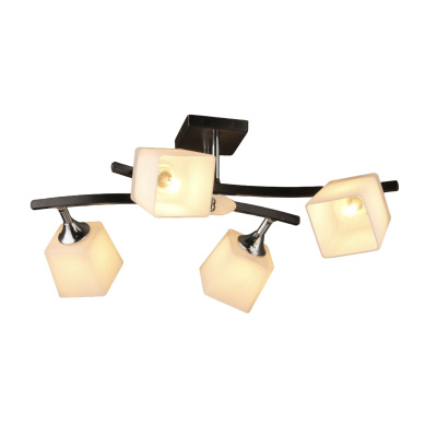 Люстра стельова SIRIUS B N3324/4 BK+CH