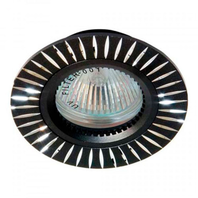 Спот Feron МR-16 G5.3 чорн.