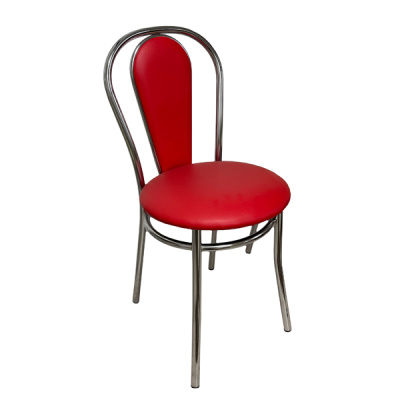 Стілець барний FLORINO CHROME{BOX-4 V-27зм,червоний }