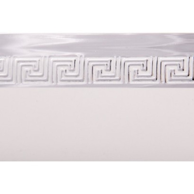 Декор. накладка Меандр срібло 1м/п