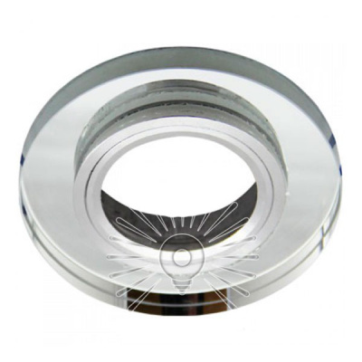 Вбудований склянний світильник Lemanso ST 150 прозорий хром