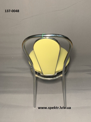 Стілець барний FLORINO CHROME{BOX-4 V-47 зм.св.салат, }