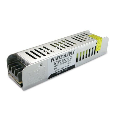 Блок живлення OEM DC12 60W 5А STR-60 вузький 11670