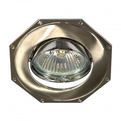 Корпус під MR-16 плоский тит.-хром.