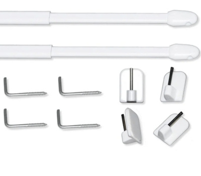 Карніз міні 0,4м білий пара