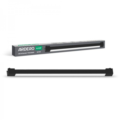 Однофазний трековий світлодіодний світильник Ardero AL122 40W 4000K чорний
