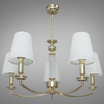 Класична люстра з абажурами 1017/5G