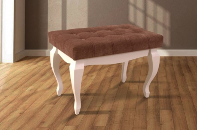 Пуфік"Леон''білий,Кордрой Ново Антрацит 8