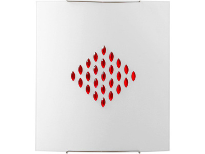 Настінно-стелевий світильник біло-червоний Nowodvorski