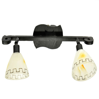 Світильник Rabalux на два плафони чорна 006962