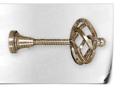 Розета  АЖУР сатін нікель Б