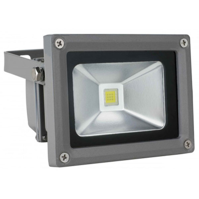 Прожектор  10W 6500K IP65 1LED  LEMANSOсірий