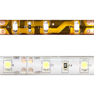 Стрічка С/Д 12v IP65 60SMD 3528  жовта 4.8w/m Feron