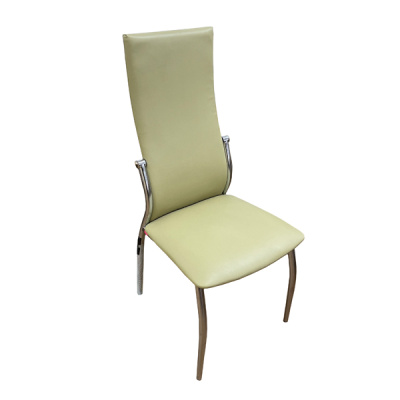 Стілець барний MARTIN  CHROME{WF}{BOX-4 V-47 зм.св. салат.}