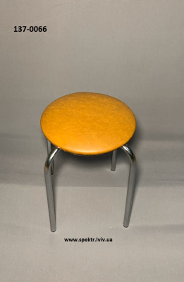 Стілець на рамі CHICO CHROME{V-49 зм.коричневий}