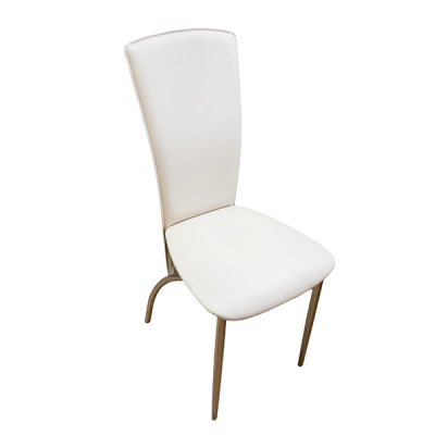 Стілець барний AMELY CHROME{BOX-4 V-18 зм.білий }