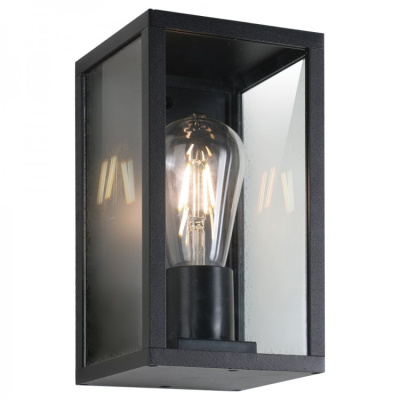 Архітектурний світильник Feron DH0100 чорний під лампу E-27 122*122*225 IP54