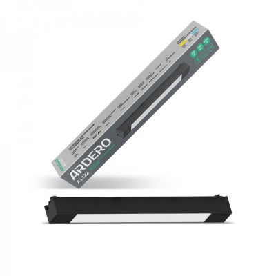 Трековий світильник Ardero AL122 20W 4000К 120 градусів чорний 345*33*41 мм